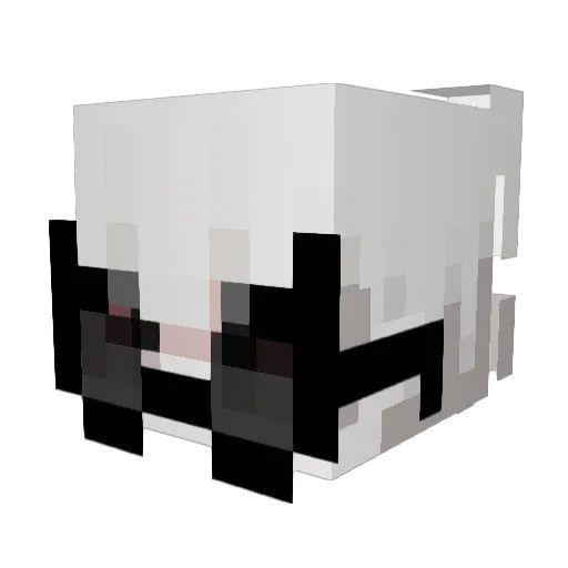 m0onrelate Minecraft avatar head, 3D render