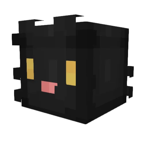 m0rc4t Minecraft avatar head, 3D render