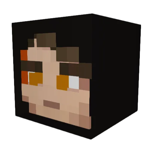 m0rgans Minecraft avatar head, 3D render