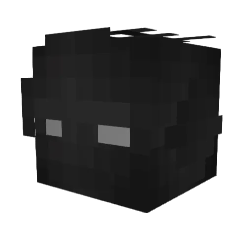 m0rgenes Minecraft avatar head, 3D render