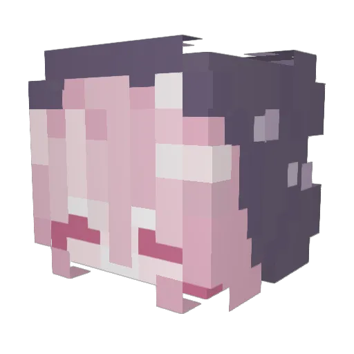 m0rosk8 Minecraft avatar head, 3D render