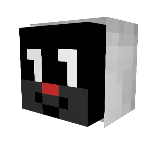m0rski_kret Minecraft avatar head, 3D render