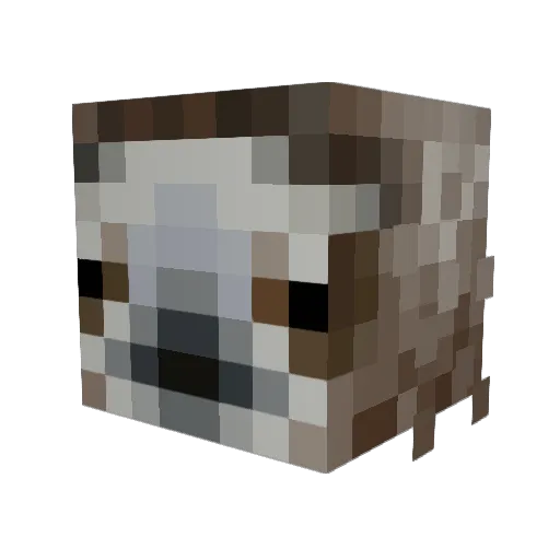 m0sselman Minecraft avatar head, 3D render