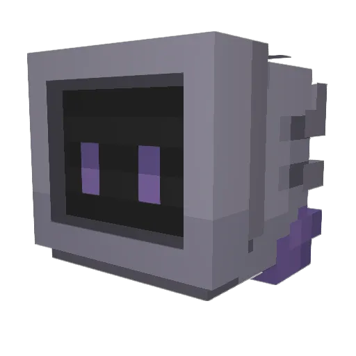 m0thberries Minecraft avatar head, 3D render