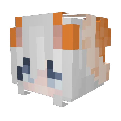 m0xiez Minecraft avatar head, 3D render