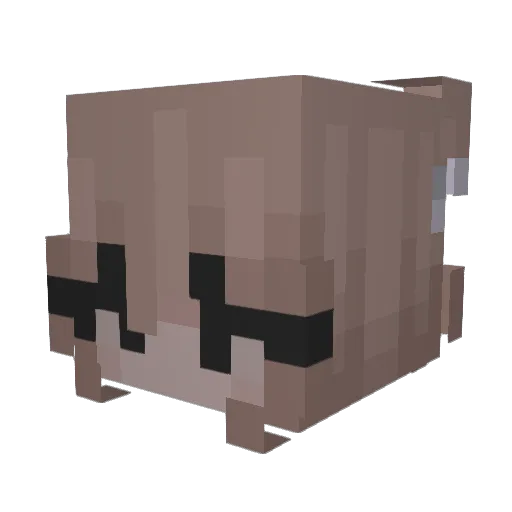 m0xil_ Minecraft avatar head, 3D render