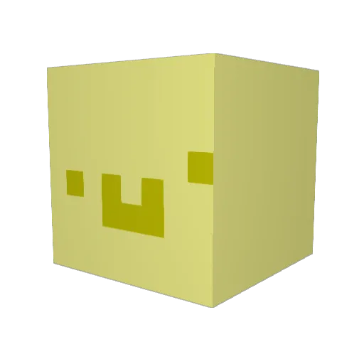 m105_ Minecraft avatar head, 3D render