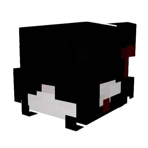 m1caela Minecraft avatar head, 3D render