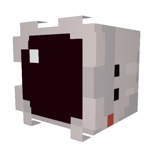 m1dnightDJ Minecraft avatar head, 3D render
