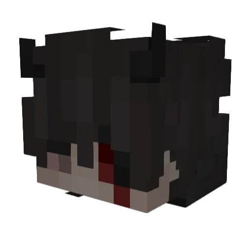 m1kujstm Minecraft avatar head, 3D render
