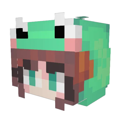 m1lfmonger69 Minecraft avatar head, 3D render