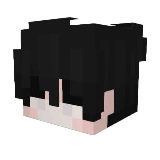 m1n2 Minecraft avatar head, 3D render