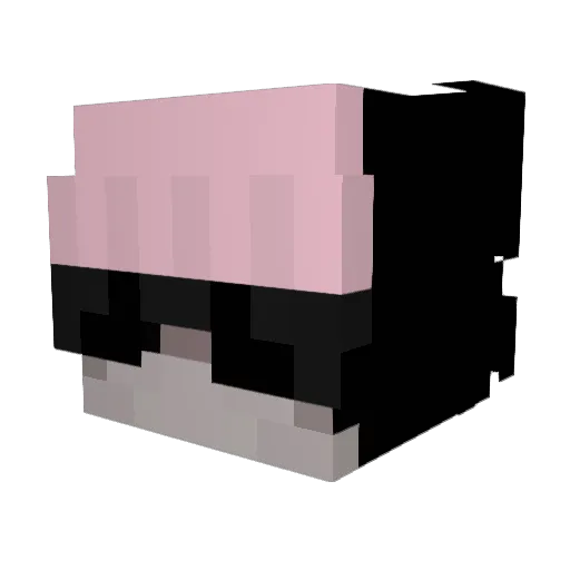 m1ntyyyyyyy Minecraft avatar head, 3D render