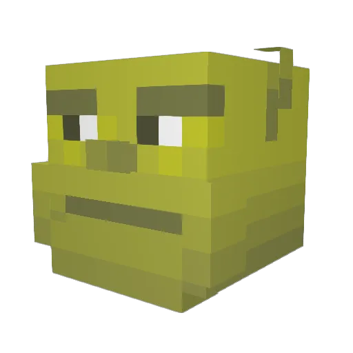 m1saee Minecraft avatar head, 3D render