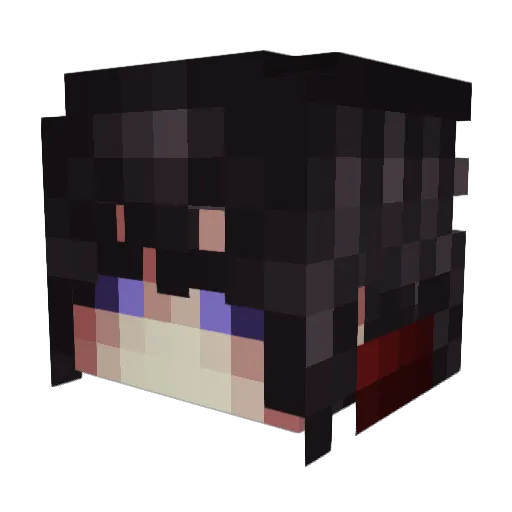 m1sop Minecraft avatar head, 3D render