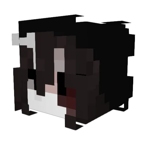 m1ssbug Minecraft avatar head, 3D render