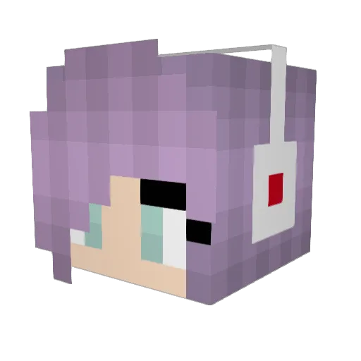 m1ssmittens Minecraft avatar head, 3D render