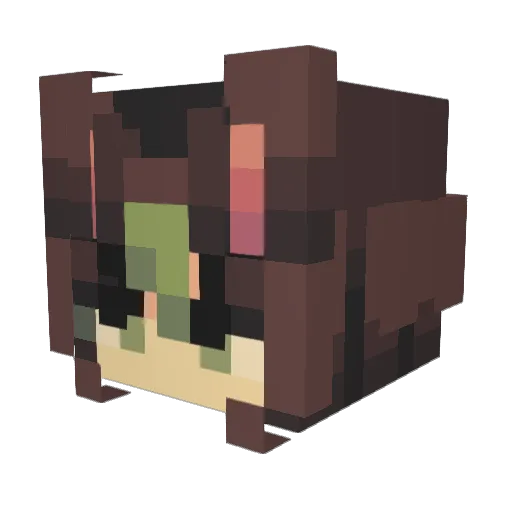 m1stakezwermade2 Minecraft avatar head, 3D render