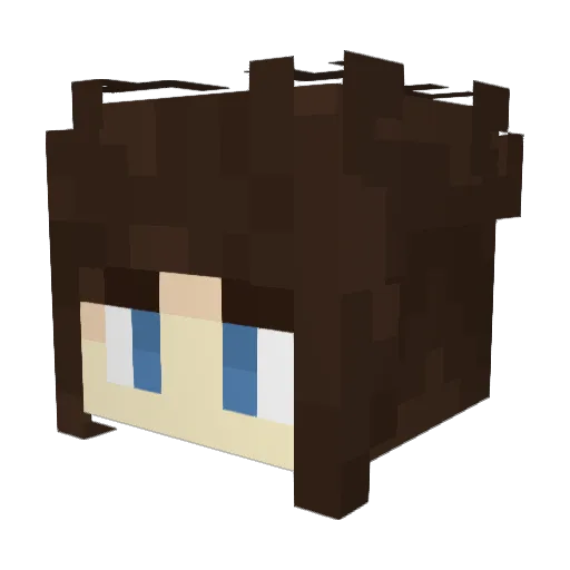 m1stooken Minecraft avatar head, 3D render