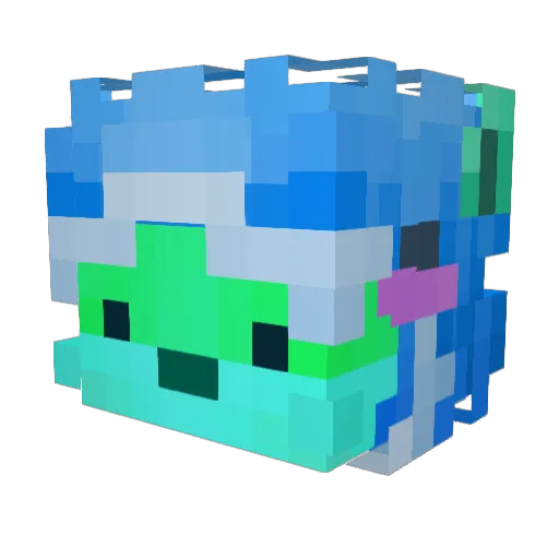 m1teiii26 Minecraft avatar head, 3D render