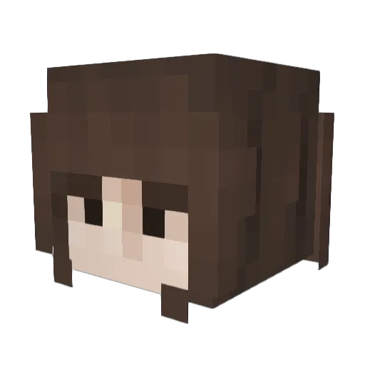 m1u_m1u Minecraft avatar head, 3D render