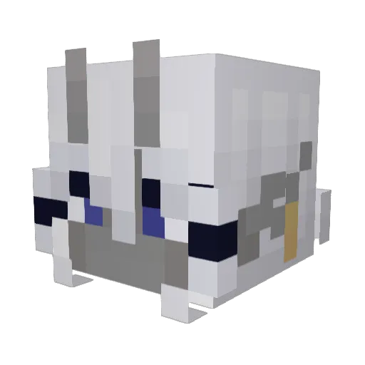 m1usly Minecraft avatar head, 3D render