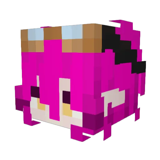 m1zaii Minecraft avatar head, 3D render