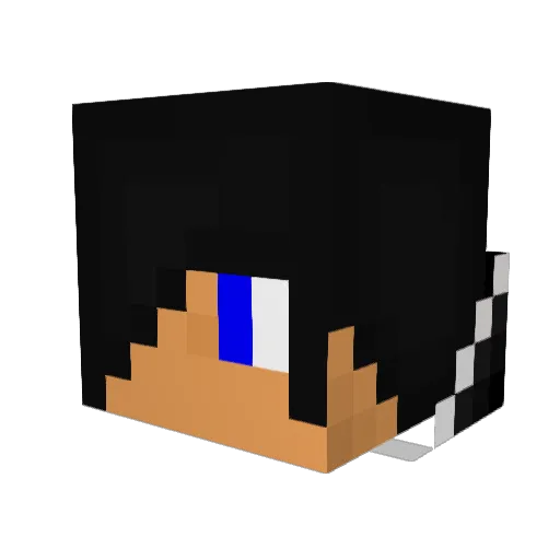 m2ax4 Minecraft avatar head, 3D render