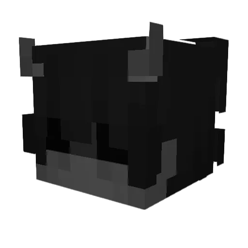 m2sty Minecraft avatar head, 3D render