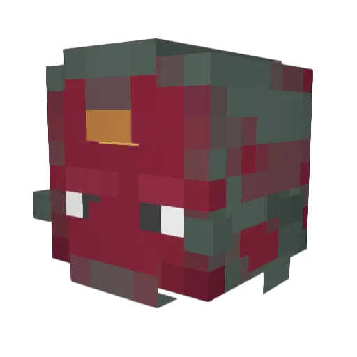 m2t3o Minecraft avatar head, 3D render