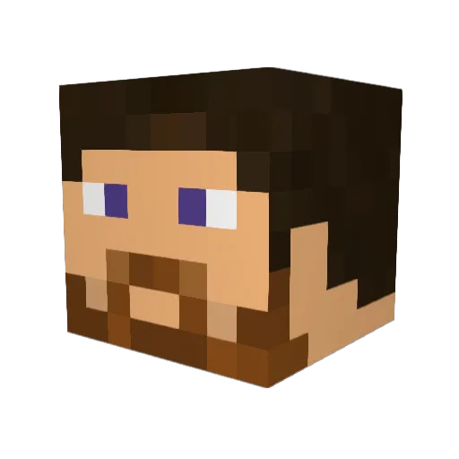 m360jason Minecraft avatar head, 3D render