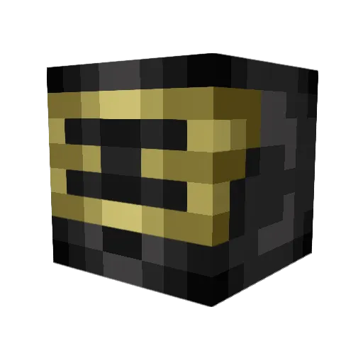 m3dq Minecraft avatar head, 3D render