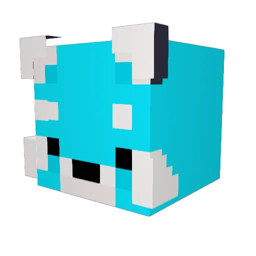 m3gam1n1MAN Minecraft avatar head, 3D render