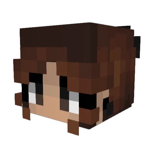 m3lissa26 Minecraft avatar head, 3D render