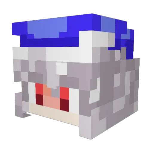m3m3ds Minecraft avatar head, 3D render