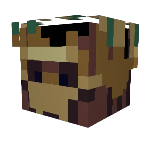 m3t3k_ Minecraft avatar head, 3D render