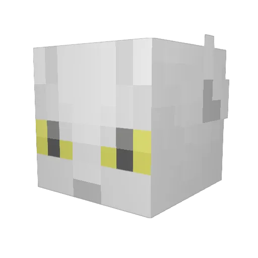 m3tk Minecraft avatar head, 3D render