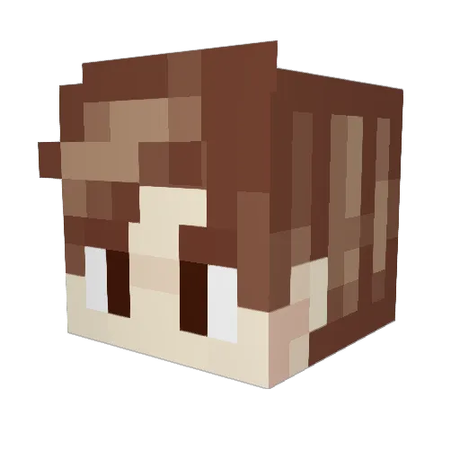 m41kss Minecraft avatar head, 3D render