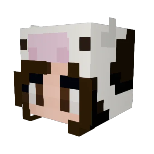 m44ggie Minecraft avatar head, 3D render