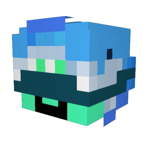 m4anta_ Minecraft avatar head, 3D render