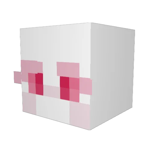 m4cula Minecraft avatar head, 3D render