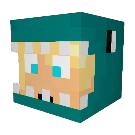 m4dm4n420 Minecraft avatar head, 3D render