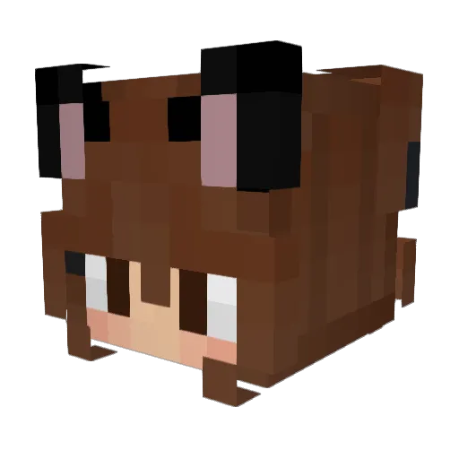 m4ggiepie Minecraft avatar head, 3D render