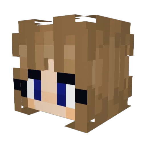 m4gicshr00ms Minecraft avatar head, 3D render