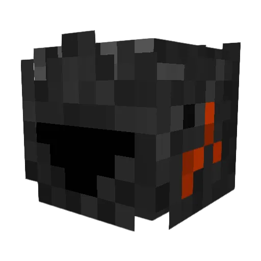 m4kx_ Minecraft avatar head, 3D render