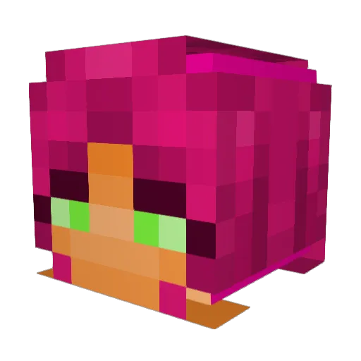 m4r1h4 Minecraft avatar head, 3D render