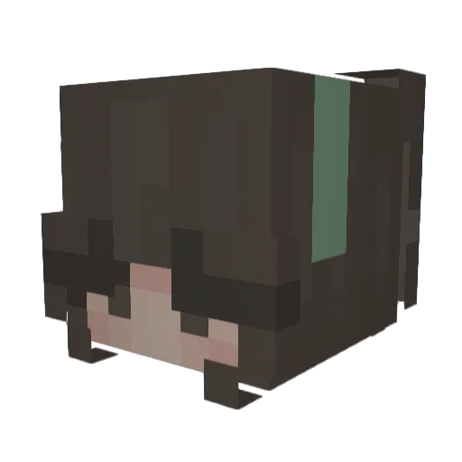 m4rcie Minecraft avatar head, 3D render