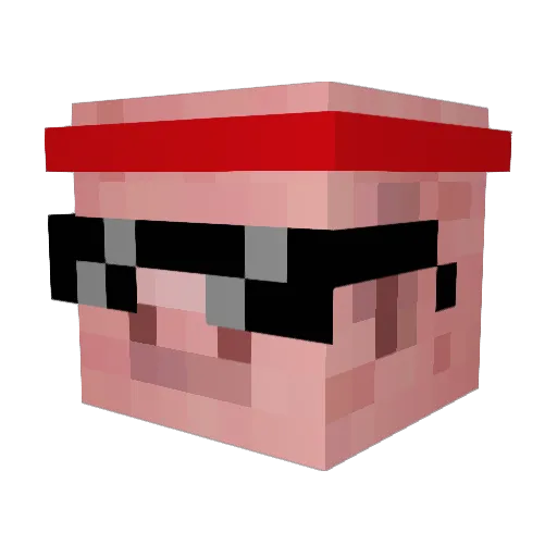 m4rk0s2 Minecraft avatar head, 3D render