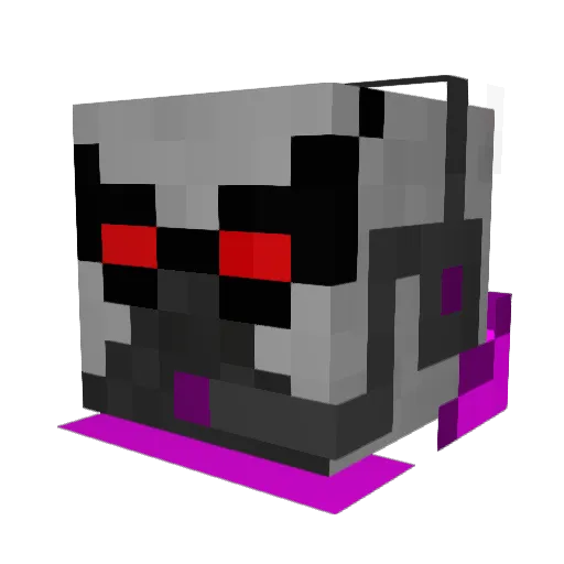 m4rk747 Minecraft avatar head, 3D render