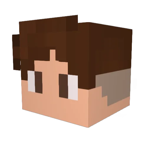 m4rqs Minecraft avatar head, 3D render